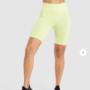 Gymshark Cycling Shorts light green marl